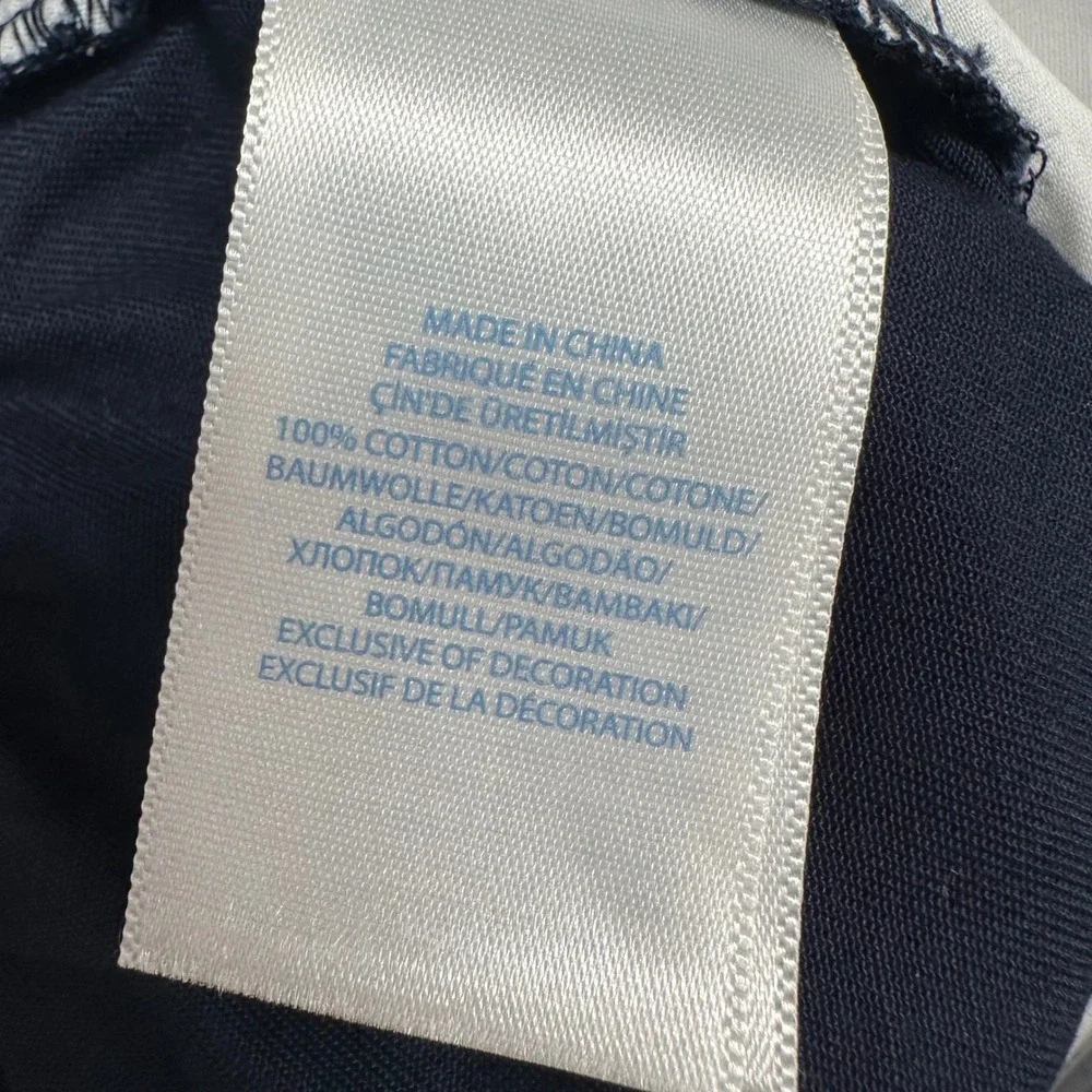 Ralph Lauren Chino Pants Kids 18M Navy Blue Sailboat Embroidered Belted